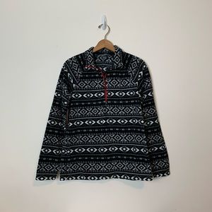 Eddie Bauer 3/4 Zip Pullover Fleece Sweater